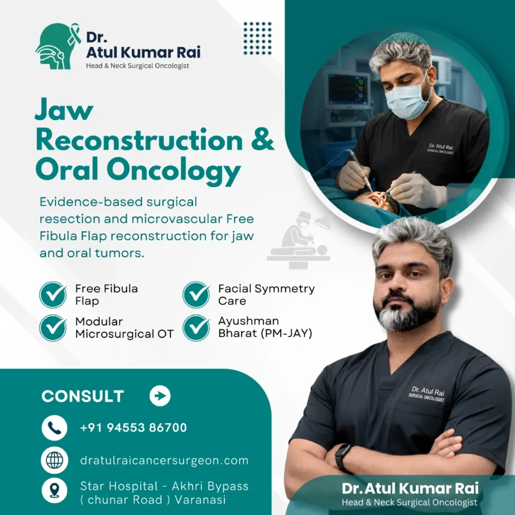 Jaw reconstruction and oral oncology surgical care at Star Hospital Varanasi